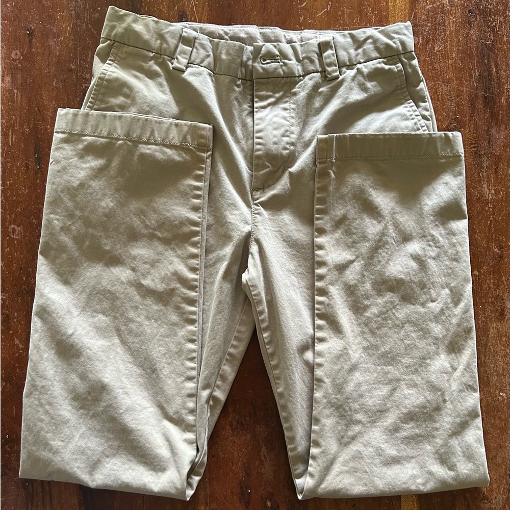 Flat Front Khaki Pants | Vineyard Vines | Boys Size 14 | Small Blemish